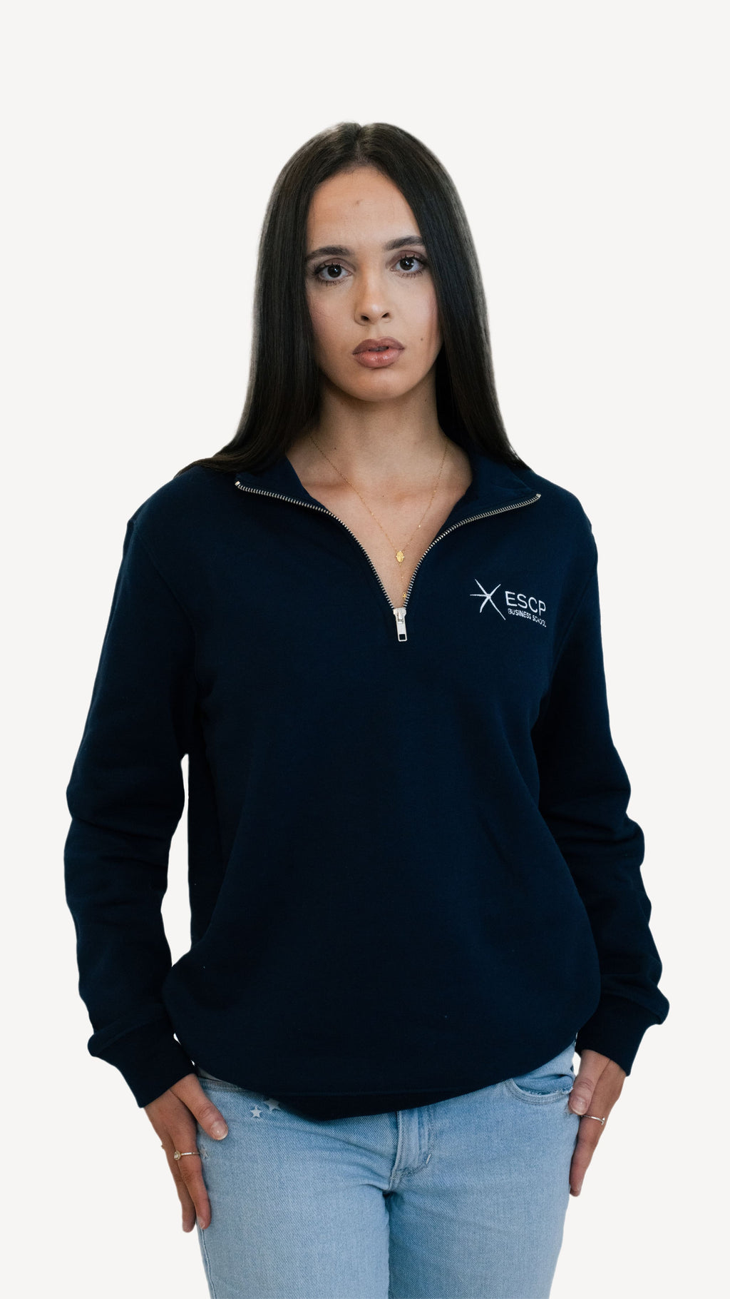 Navy Quarterzip