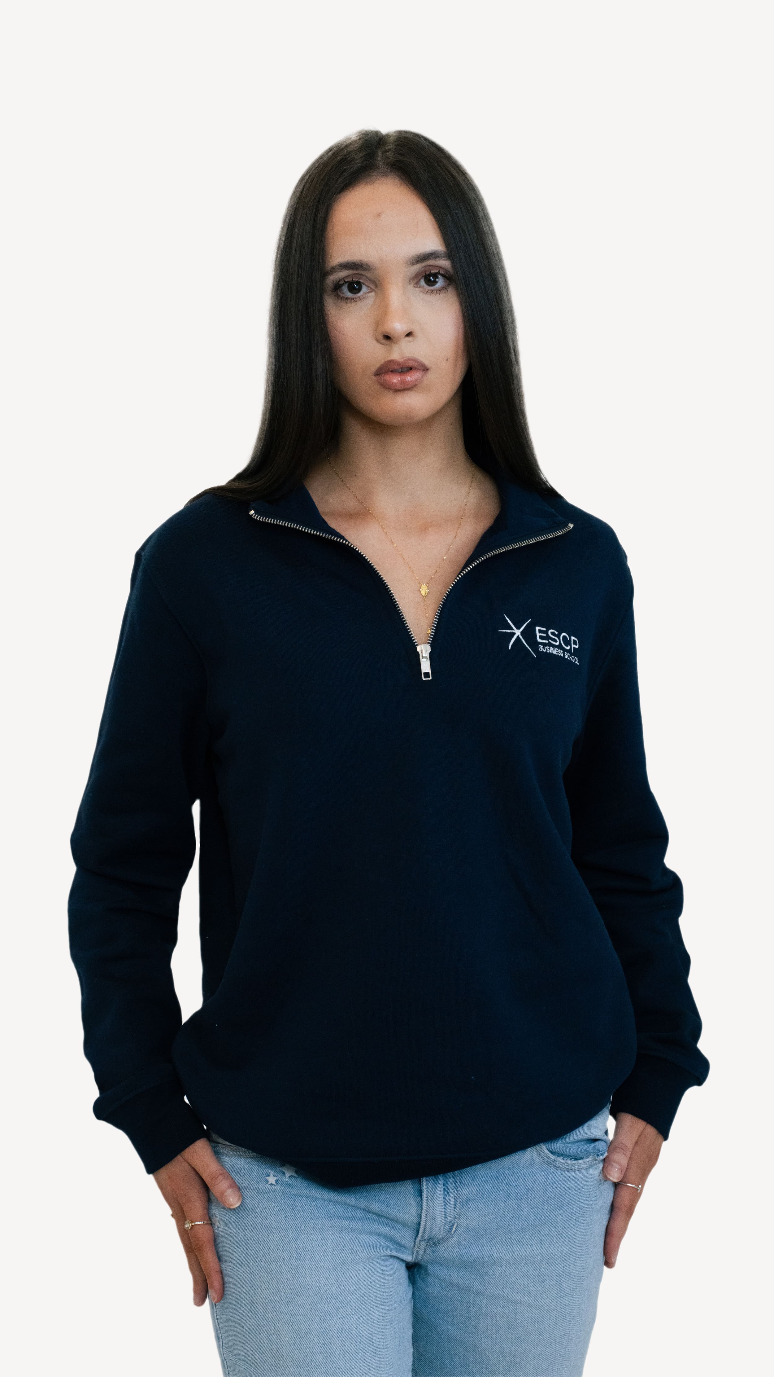 Navy Quarterzip