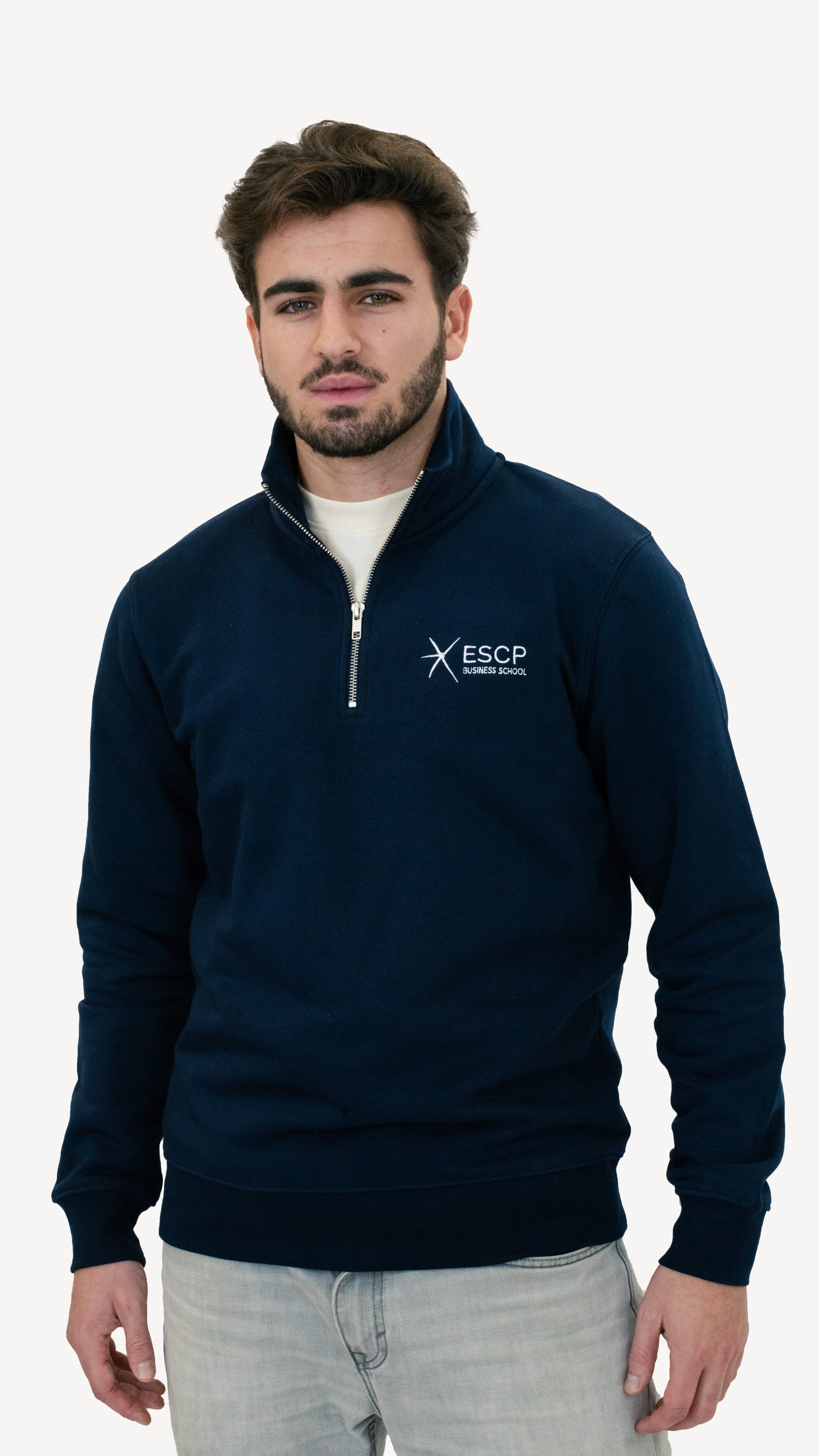 Navy Quarterzip