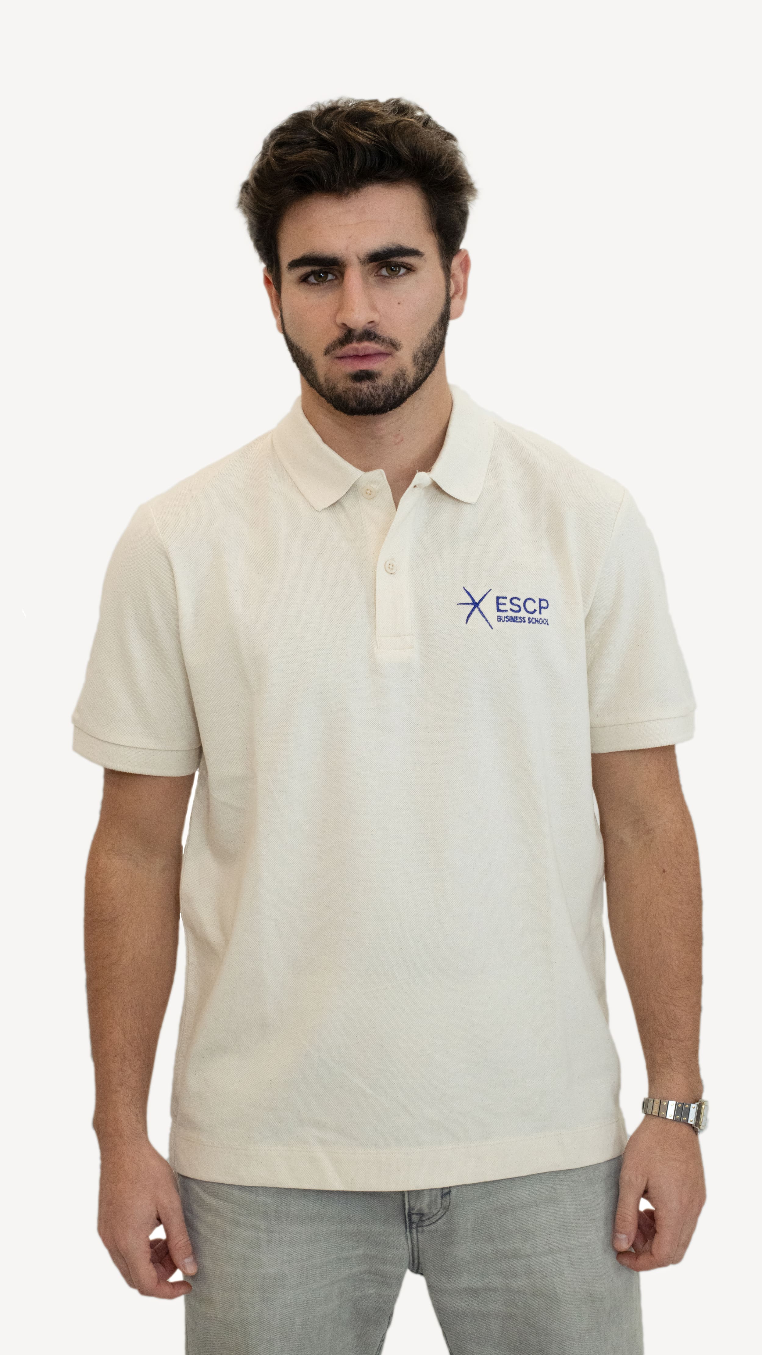 Light Beige Polo